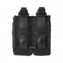 5.11 Flex Double Pistol Mag Pouch (BK), Pouches are simple pieces of kit designed to carry specific items, and usually attach via MOLLE to tactical vests, belts, bags, and more